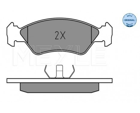 Brake Pad Set, disc brake MEYLE-ORIGINAL Quality 025 212 0217