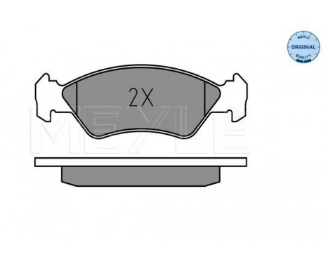 Brake Pad Set, disc brake MEYLE-ORIGINAL Quality 025 212 0217, Image 2