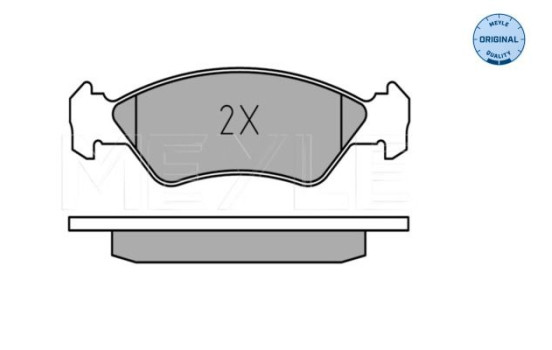 Brake Pad Set, disc brake MEYLE-ORIGINAL Quality 025 212 0217, Image 2