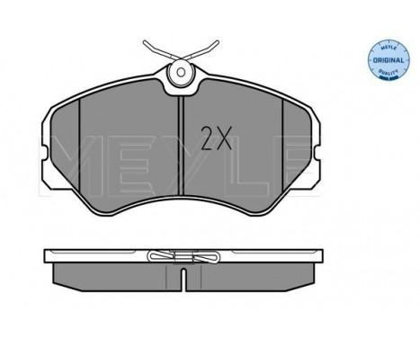 Brake Pad Set, disc brake MEYLE-ORIGINAL Quality 025 212 0519/W, Image 2