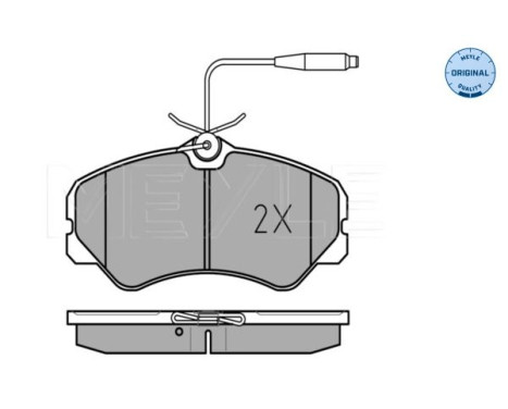 Brake Pad Set, disc brake MEYLE-ORIGINAL Quality 025 212 0519/W, Image 2