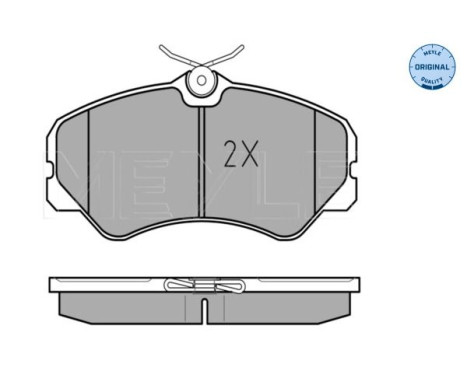 Brake Pad Set, disc brake MEYLE-ORIGINAL Quality 025 212 0519/W, Image 3