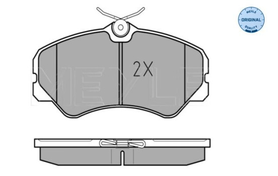 Brake Pad Set, disc brake MEYLE-ORIGINAL Quality 025 212 0519/W, Image 3