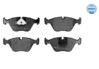 Brake Pad Set, disc brake MEYLE-ORIGINAL Quality 025 212 1118