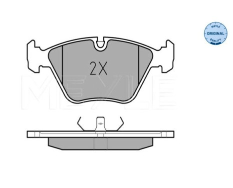 Brake Pad Set, disc brake MEYLE-ORIGINAL Quality 025 212 1118, Image 2
