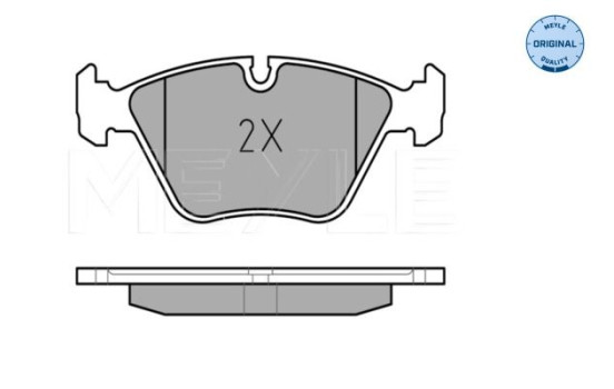 Brake Pad Set, disc brake MEYLE-ORIGINAL Quality 025 212 1118, Image 3