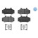 Brake Pad Set, disc brake MEYLE-ORIGINAL Quality 025 212 3316