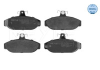 Brake Pad Set, disc brake MEYLE-ORIGINAL Quality 025 212 6617
