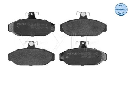 Brake Pad Set, disc brake MEYLE-ORIGINAL Quality 025 212 6617