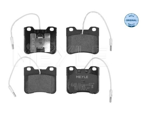 Brake Pad Set, disc brake MEYLE-ORIGINAL Quality 025 212 6717/W, Image 3