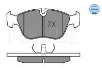 Brake Pad Set, disc brake MEYLE-ORIGINAL Quality 025 212 7319