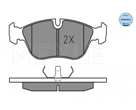 Brake Pad Set, disc brake MEYLE-ORIGINAL Quality 025 212 7319