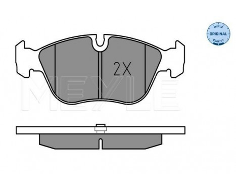 Brake Pad Set, disc brake MEYLE-ORIGINAL Quality 025 212 7319, Image 2