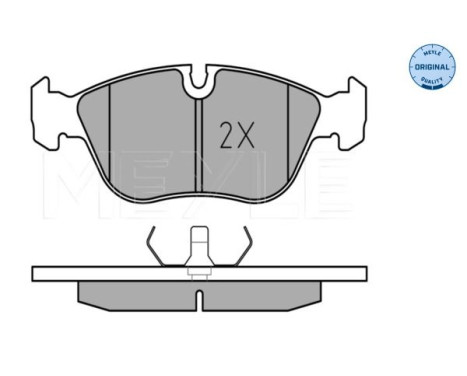 Brake Pad Set, disc brake MEYLE-ORIGINAL Quality 025 212 7319, Image 2
