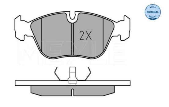 Brake Pad Set, disc brake MEYLE-ORIGINAL Quality 025 212 7319, Image 2