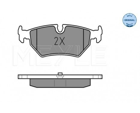 Brake Pad Set, disc brake MEYLE-ORIGINAL Quality 025 212 7517, Image 2