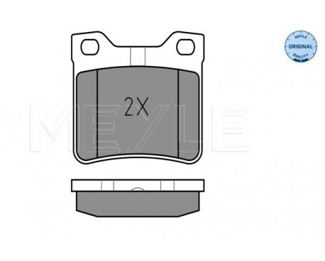 Brake Pad Set, disc brake MEYLE-ORIGINAL Quality 025 212 7817/W, Image 2