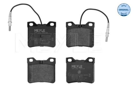 Brake Pad Set, disc brake MEYLE-ORIGINAL Quality 025 212 7817/W