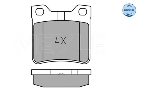 Brake Pad Set, disc brake MEYLE-ORIGINAL Quality 025 212 7817/W, Image 2