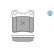 Brake Pad Set, disc brake MEYLE-ORIGINAL Quality 025 212 7817/W, Thumbnail 3