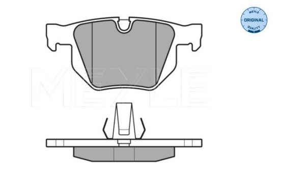 Brake Pad Set, disc brake MEYLE-ORIGINAL Quality 025 212 8217, Image 3