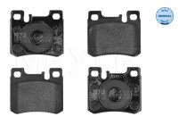 Brake Pad Set, disc brake MEYLE-ORIGINAL Quality 025 213 0115