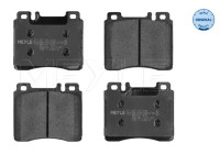 Brake Pad Set, disc brake MEYLE-ORIGINAL Quality 025 213 0318