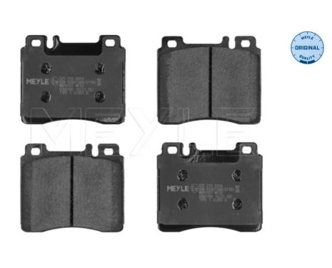 Brake Pad Set, disc brake MEYLE-ORIGINAL Quality 025 213 0318, Image 2