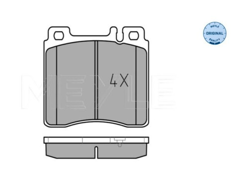 Brake Pad Set, disc brake MEYLE-ORIGINAL Quality 025 213 0318, Image 2