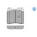 Brake Pad Set, disc brake MEYLE-ORIGINAL Quality 025 213 0318, Thumbnail 2