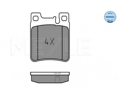 Brake Pad Set, disc brake MEYLE-ORIGINAL Quality 025 213 0515