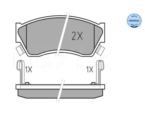 Brake Pad Set, disc brake MEYLE-ORIGINAL Quality 025 213 3314/W, Image 3