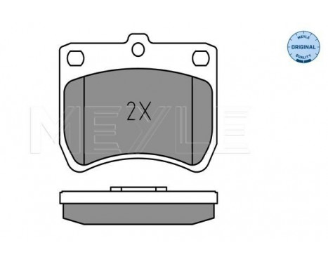 Brake Pad Set, disc brake MEYLE-ORIGINAL Quality 025 213 5514/W, Image 2