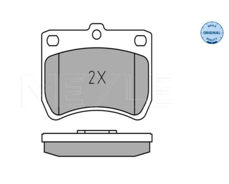 Brake Pad Set, disc brake MEYLE-ORIGINAL Quality 025 213 5514/W, Image 3