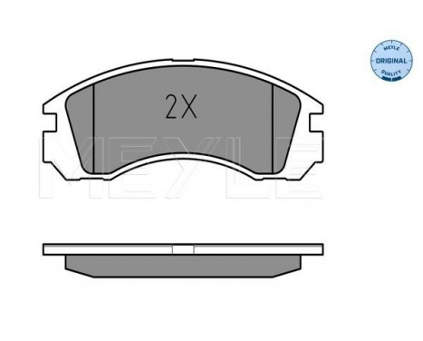 Brake Pad Set, disc brake MEYLE-ORIGINAL Quality 025 213 6315/W, Image 2