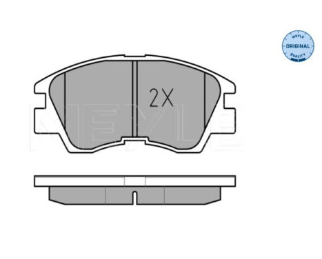Brake Pad Set, disc brake MEYLE-ORIGINAL Quality 025 213 7316/W, Image 2