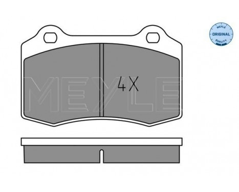 Brake Pad Set, disc brake MEYLE-ORIGINAL Quality 025 213 8115