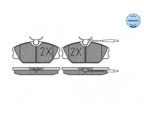 Brake Pad Set, disc brake MEYLE-ORIGINAL Quality 025 213 8818/W