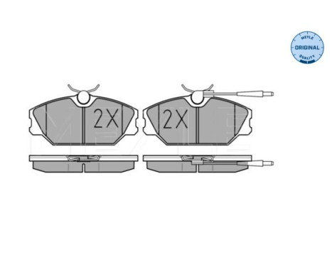Brake Pad Set, disc brake MEYLE-ORIGINAL Quality 025 213 8818/W, Image 2