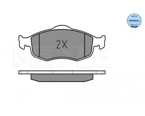 Brake Pad Set, disc brake MEYLE-ORIGINAL Quality 025 213 9618/W, Image 2