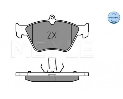 Brake Pad Set, disc brake MEYLE-ORIGINAL Quality 025 214 1117