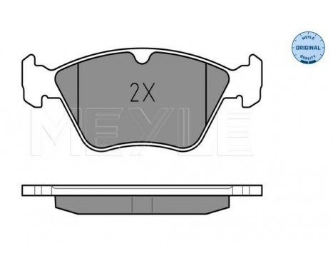 Brake Pad Set, disc brake MEYLE-ORIGINAL Quality 025 214 1117, Image 2