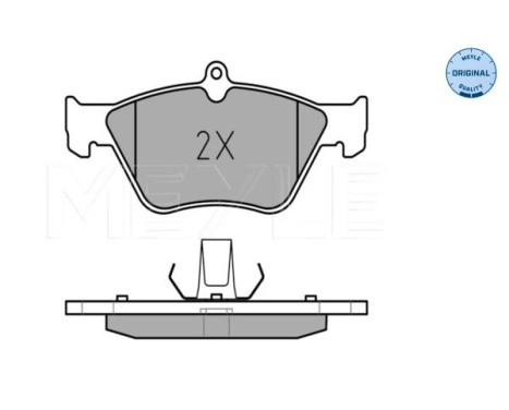 Brake Pad Set, disc brake MEYLE-ORIGINAL Quality 025 214 1117, Image 2