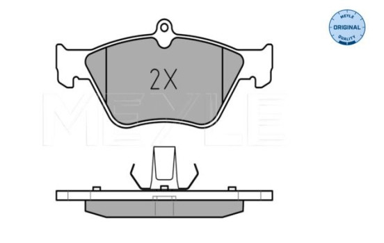 Brake Pad Set, disc brake MEYLE-ORIGINAL Quality 025 214 1117, Image 2