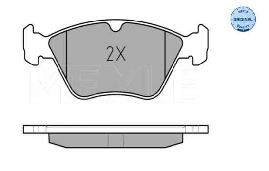 Brake Pad Set, disc brake MEYLE-ORIGINAL Quality 025 214 1117, Image 3