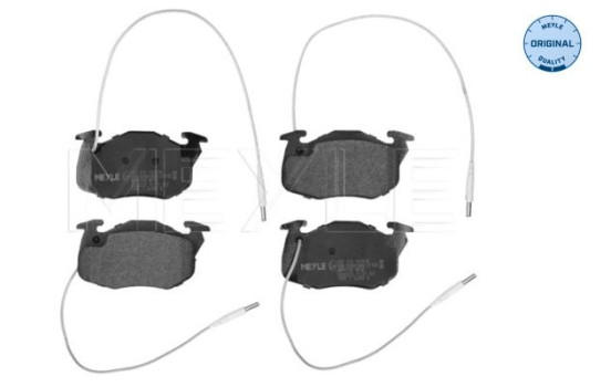 Brake Pad Set, disc brake MEYLE-ORIGINAL Quality 025 214 1418/W
