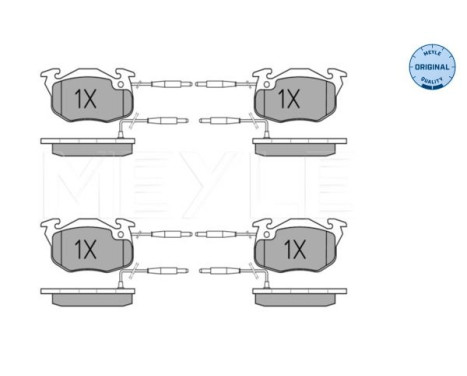 Brake Pad Set, disc brake MEYLE-ORIGINAL Quality 025 214 1418/W, Image 2