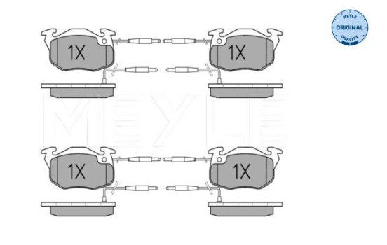 Brake Pad Set, disc brake MEYLE-ORIGINAL Quality 025 214 1418/W, Image 2