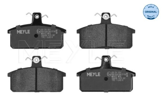 Brake Pad Set, disc brake MEYLE-ORIGINAL Quality 025 214 1814, Image 2
