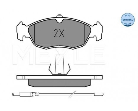 Brake Pad Set, disc brake MEYLE-ORIGINAL Quality 025 214 3017/W, Image 2